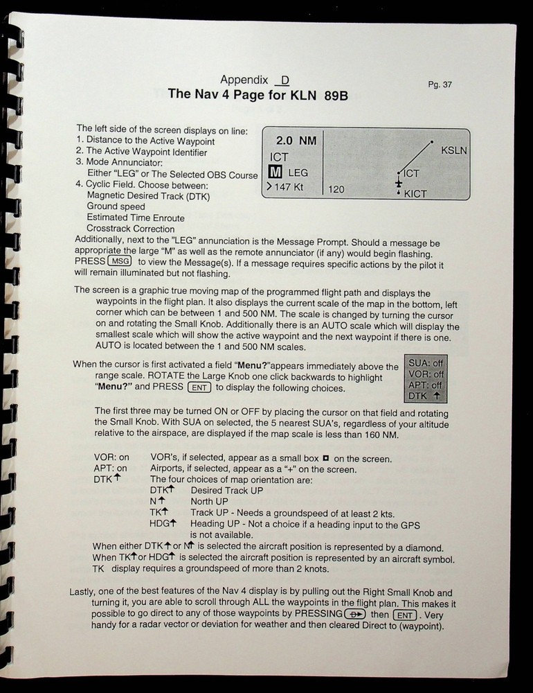 Bendix/King KLN 89B and KLN 94 Pilot-Friendly Manual - E18-H