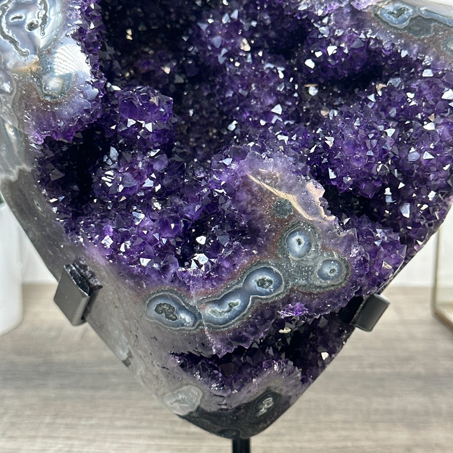 Top Quality Amethyst Geode with Unique Stalactite Formations. MWS2318