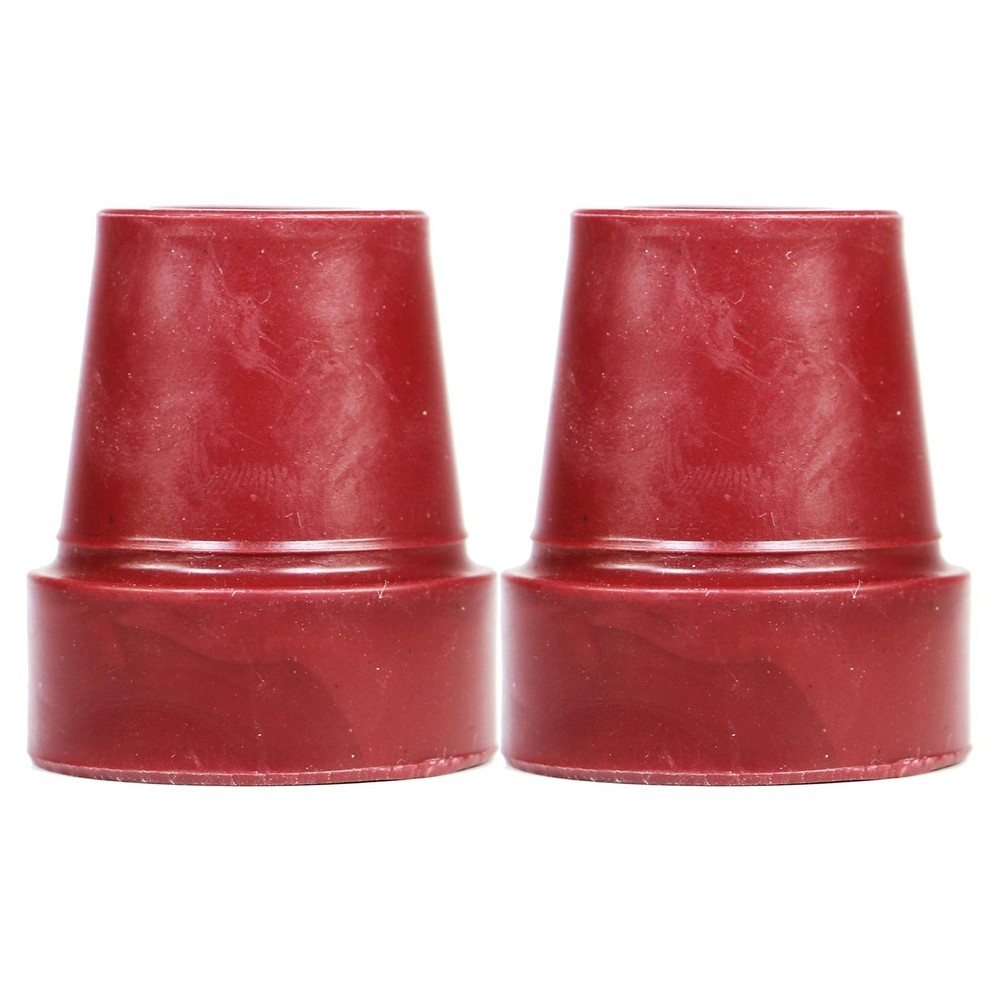 PCP Replacement 3/4 inch Cane Tips, 2 Pack Reinforced Rubber Walking Stick fe...