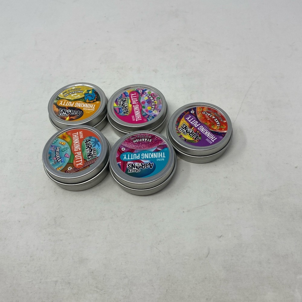 Thinking Putty Mini Tins 5-Pack Assorted (.47oz)