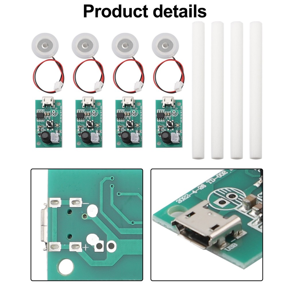 Innovative 4PCS Mist Making Modules Designed with Secure Rubber Seals Inside