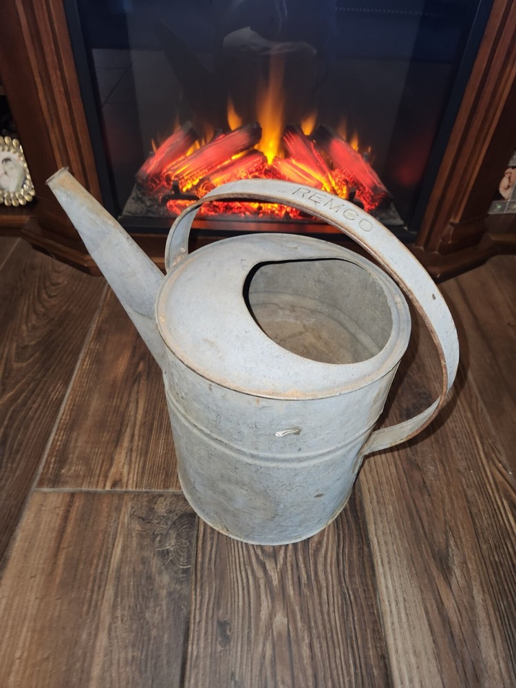 Vintage 3 Gallon Galvanized Water Can By Remco