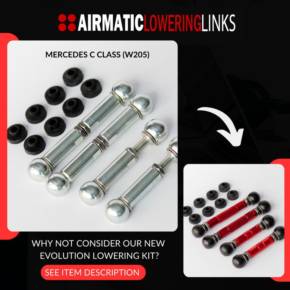 MERCEDES C400 LOWERING LINKS KIT W205 (PREMIUM FULLY ADJUSTABLE LINKS) MODULE
