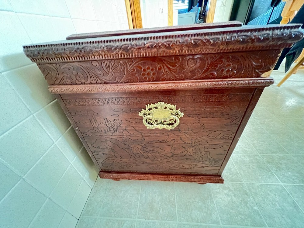 wood trunks chests