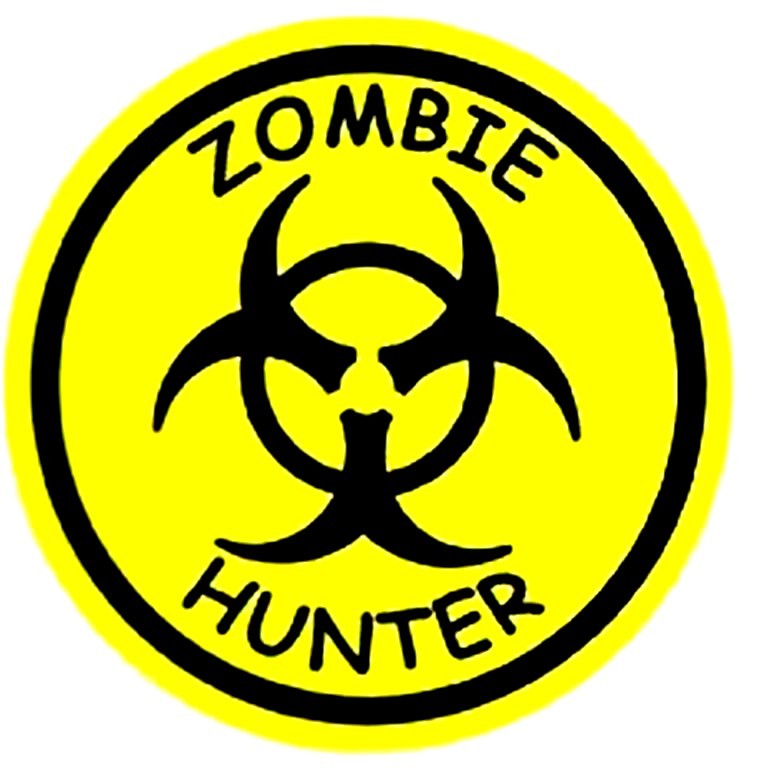 ZOMBIE HUNTER STICKER