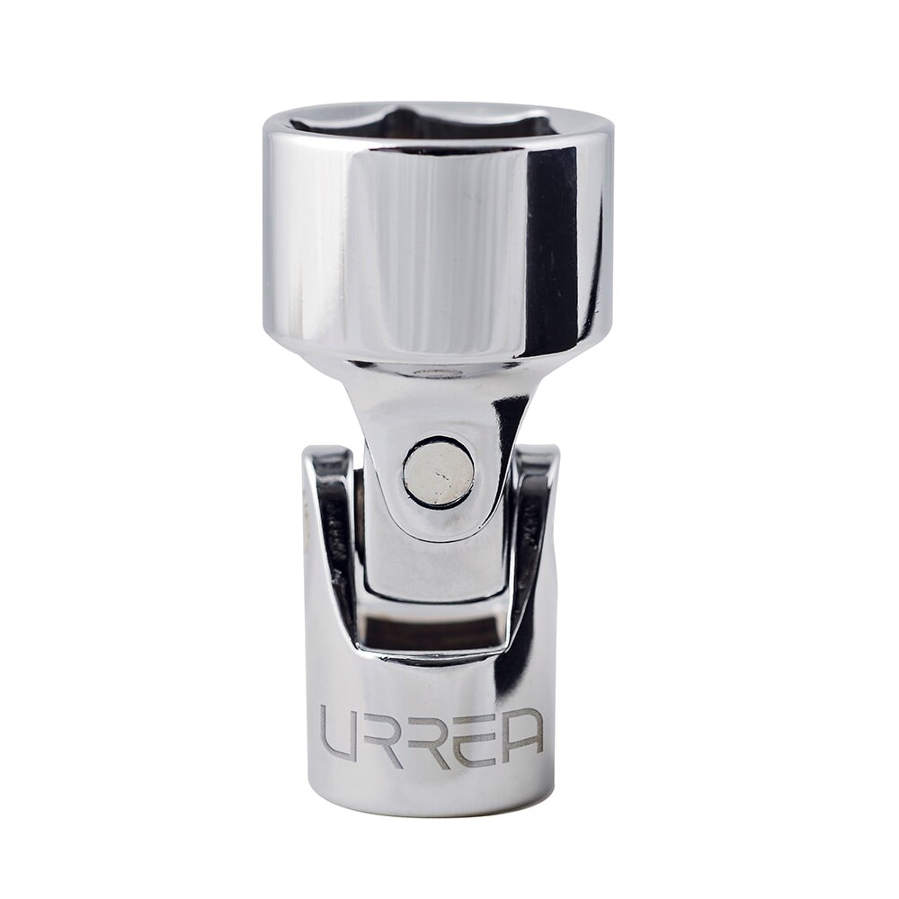 URREA 4774 1/4" Drive Chrome Universal Flex Socket 6 Point 7/16"
