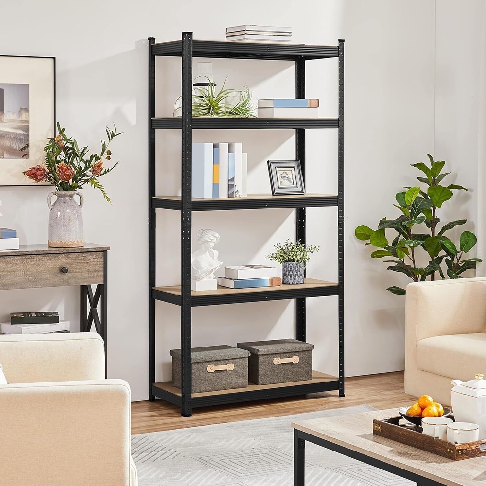 5Tier Metal Storage Rack Shelf Garage Storage Organizer Capacity Per Tier 331LBS