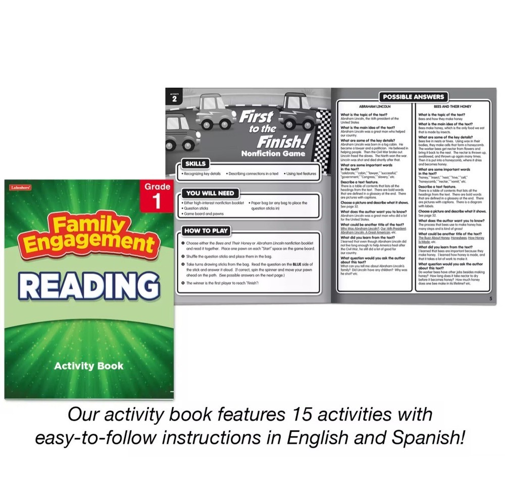 Family Engagement Reading pack Grade 1
