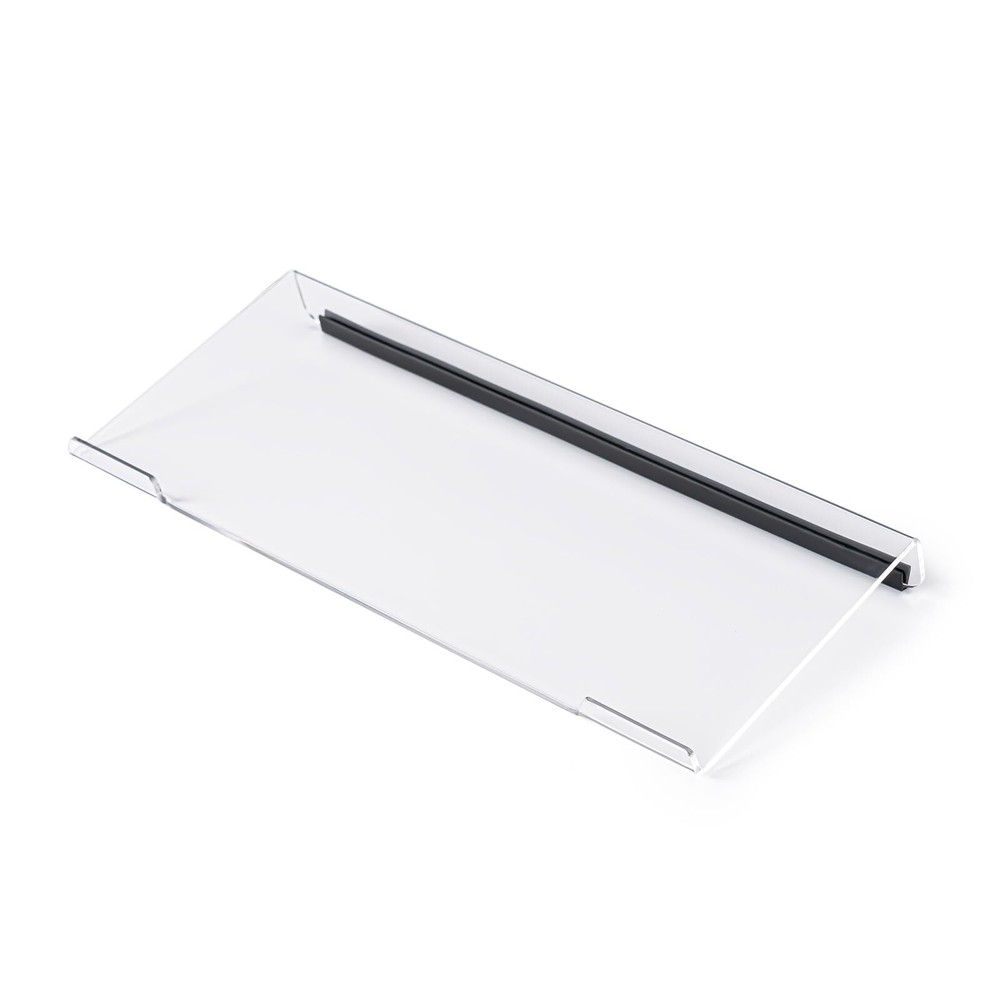 Clear Acrylic Tilted Computer Keyboard Holder Ergonomic Typing 11.8×5.1 Inch
