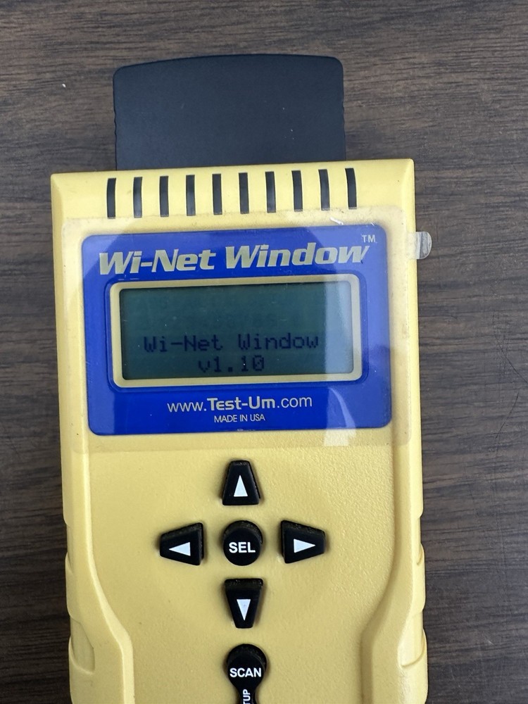 Wi-Net Window Wireless Network Analyzer Scanner Pinger Tester WP150 Test