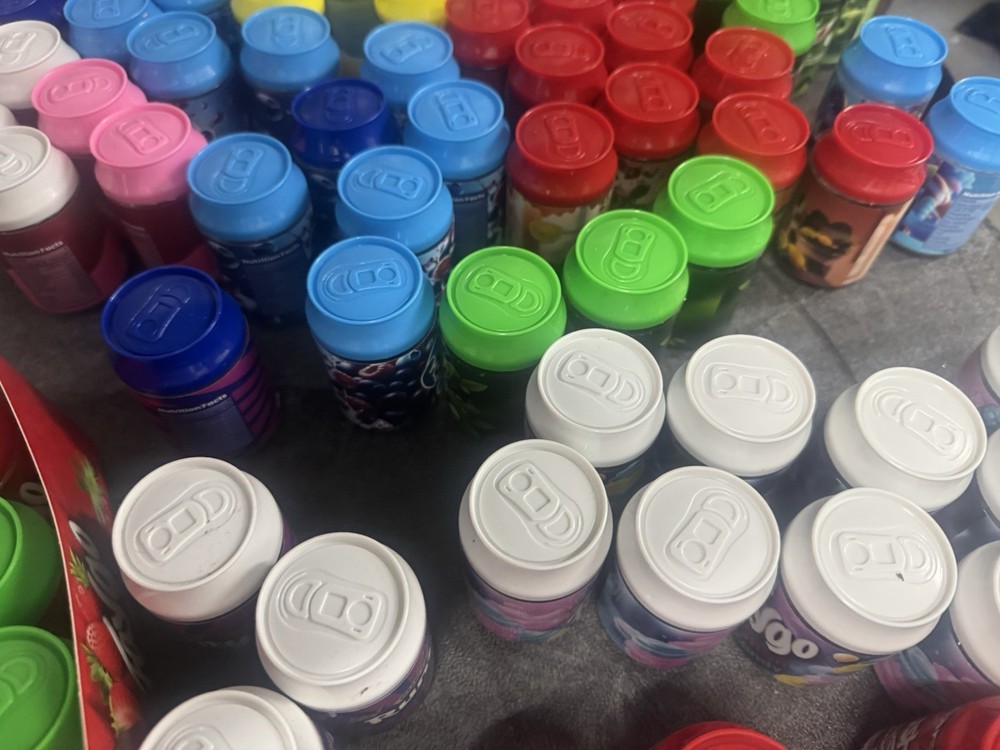 8 Pack Mylar Set w Display Box Assorted Designs Plastic Storage Containers+Lids