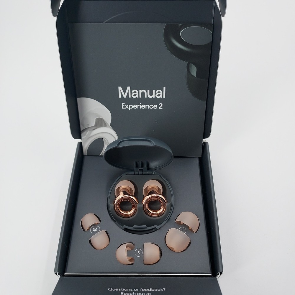Loop Experience 2 Rose Gold Noise Reduction Earplugs 12 dB Rating