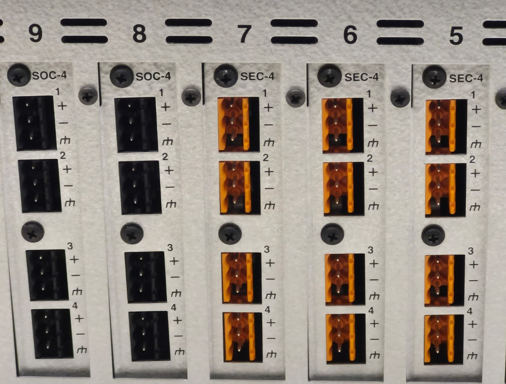 Biamp Tesira SERVER-IO w/ 14 Module Cards (Read Description)