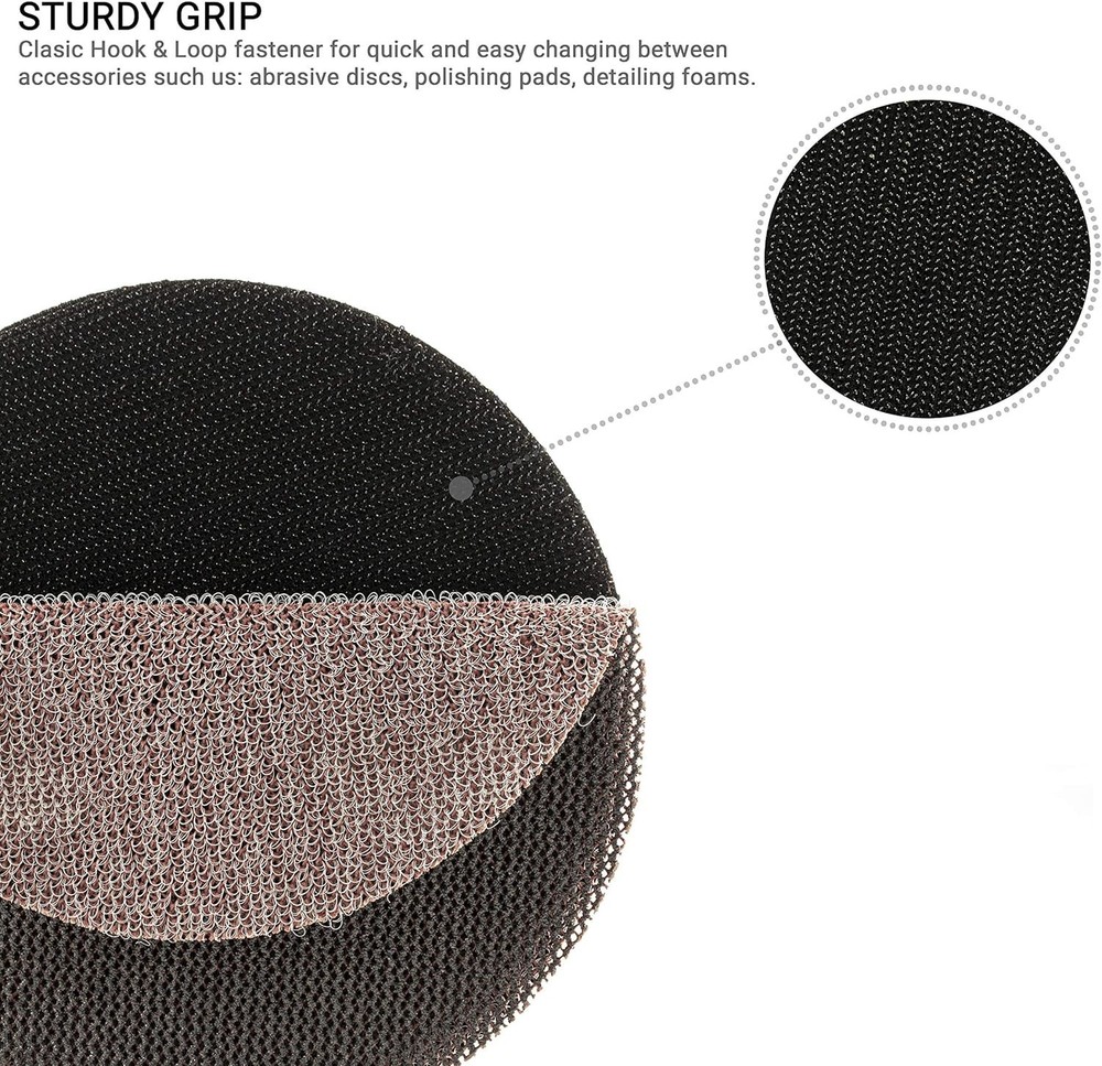 Versatile Hook and Loop Backing Pad - Universal Drill Attachment - 2 inch / 50mm