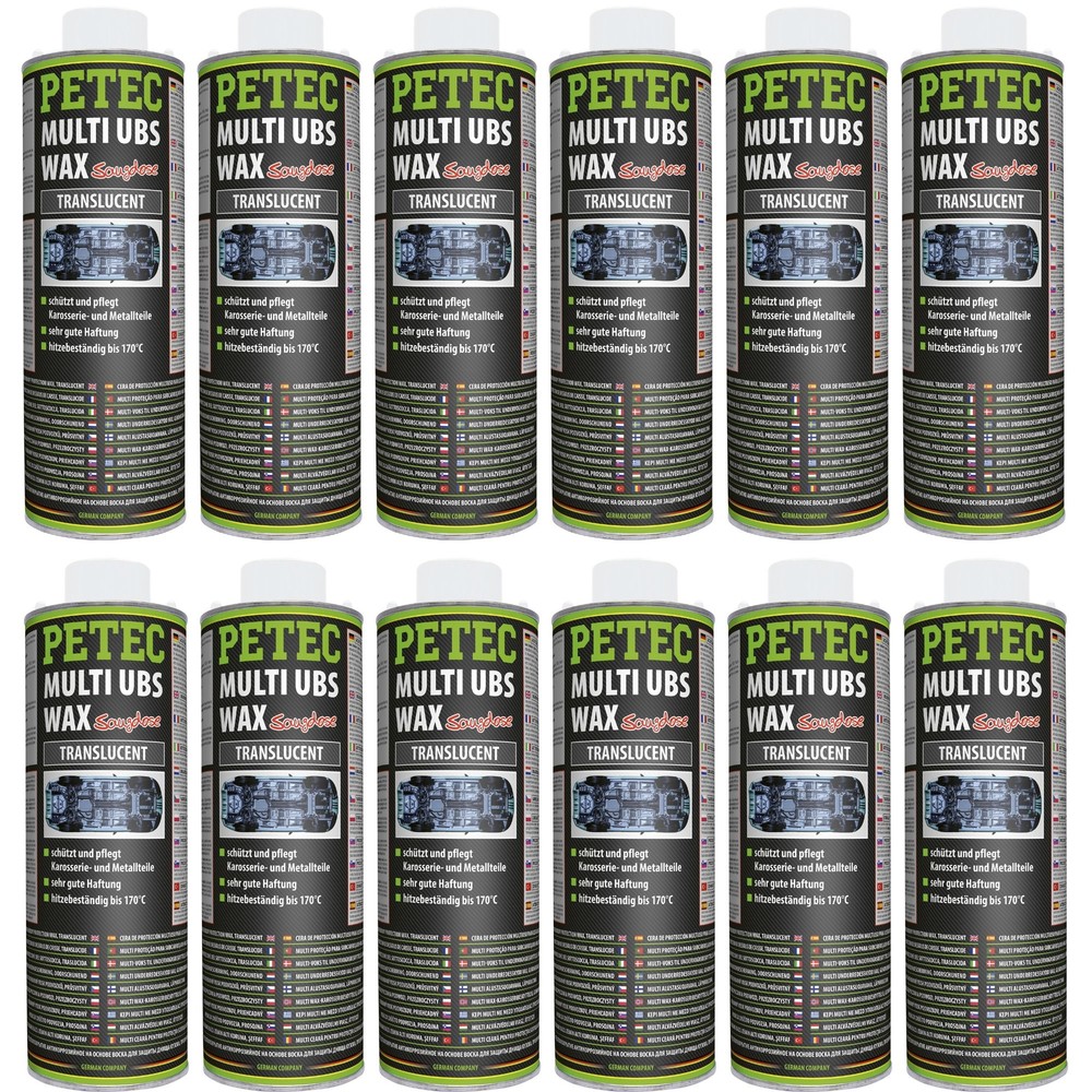 Petec 12x Multi UBS -Wax Transparent 1L