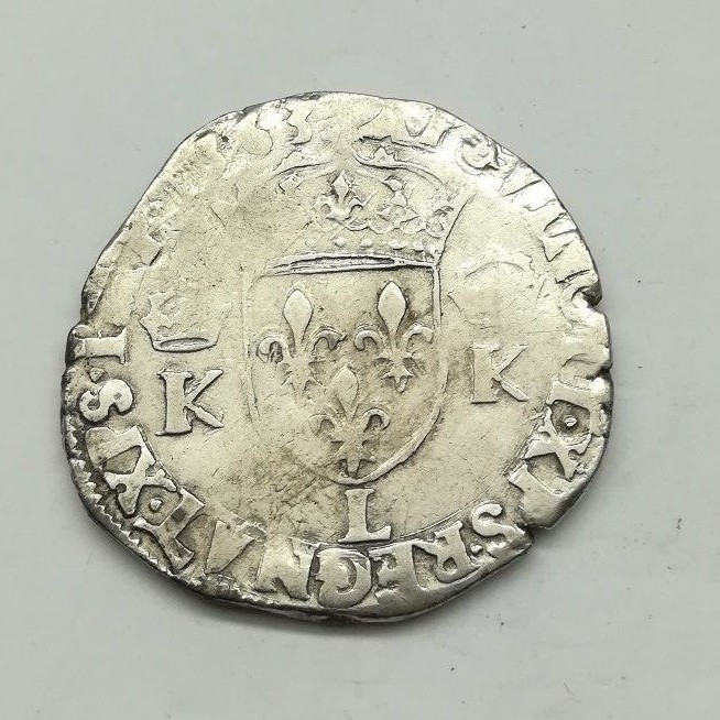 France - CHARLES IX - HEAD 1563 L