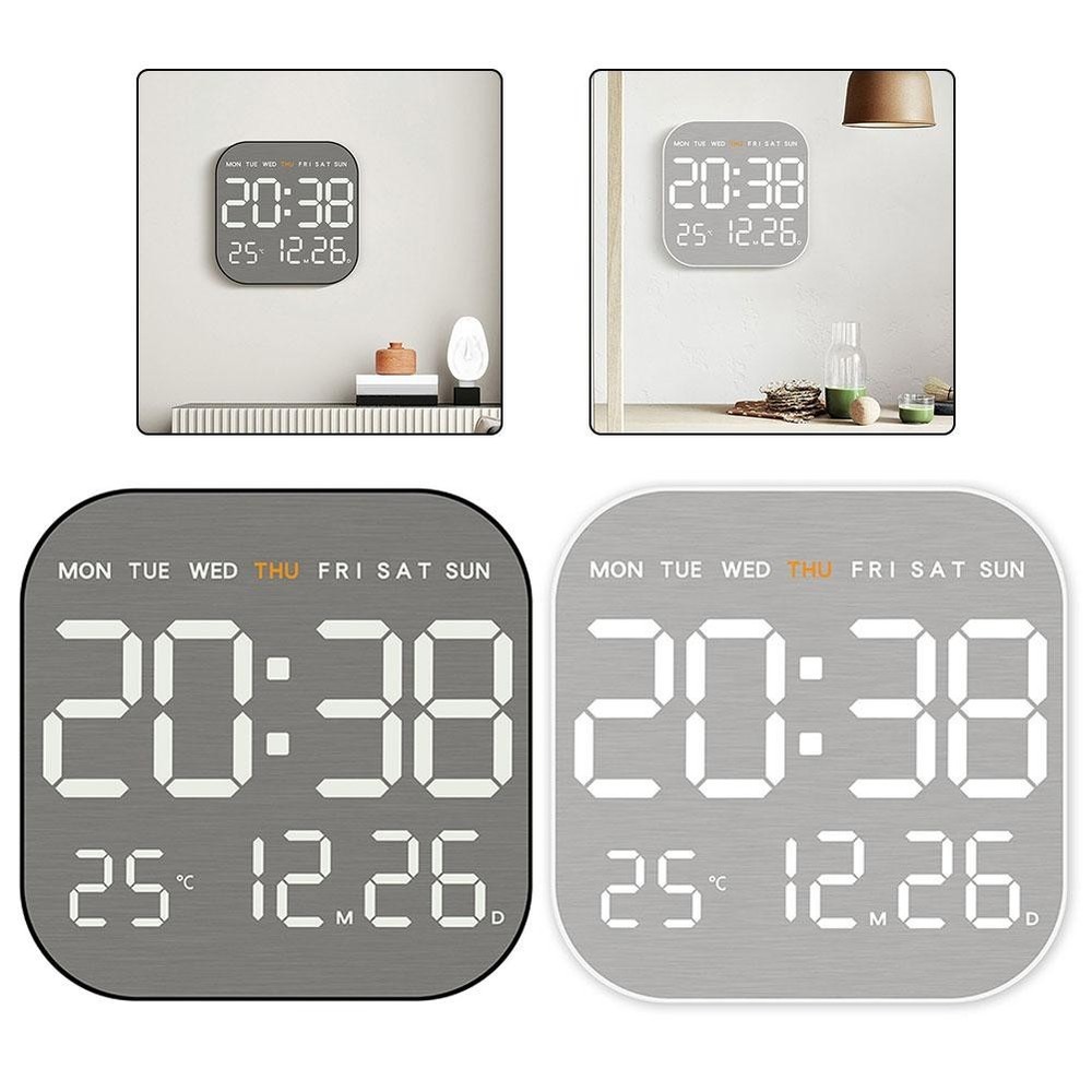 User Friendly LED Alarm Clock with Big Display and Light Sensor Functionality