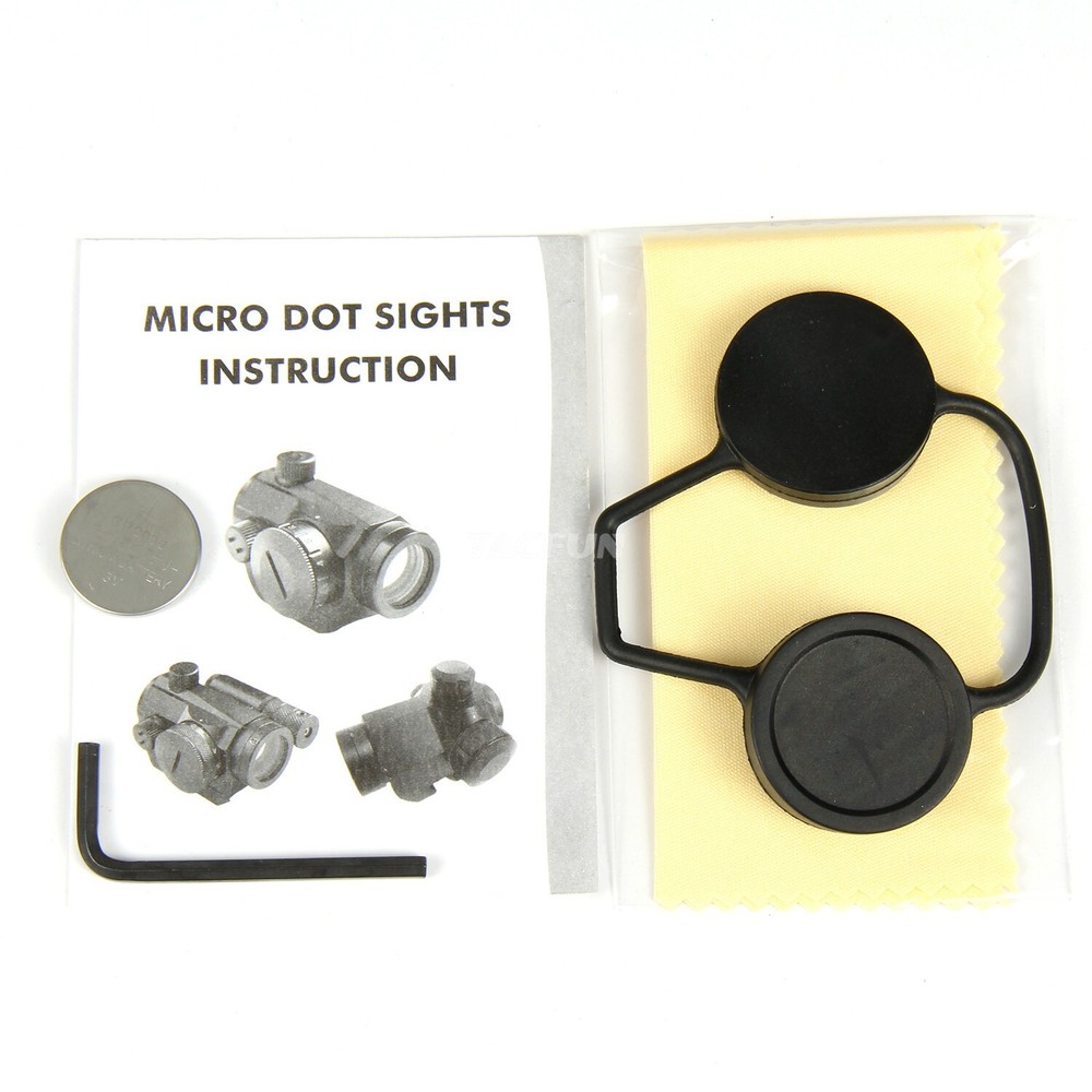 4MOA Red Green Dot Reflex Sight Low Profile Micro Weaver Picatinny Mount