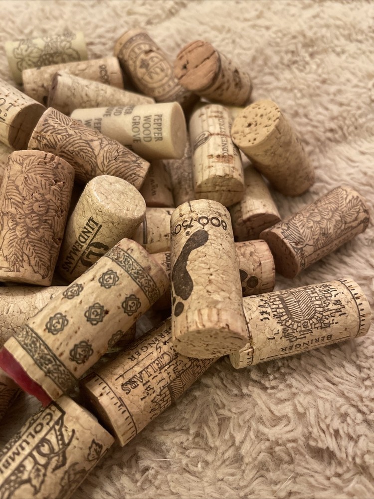 48 ct assorted Natural Wine Corks great for crafts or decorations D5