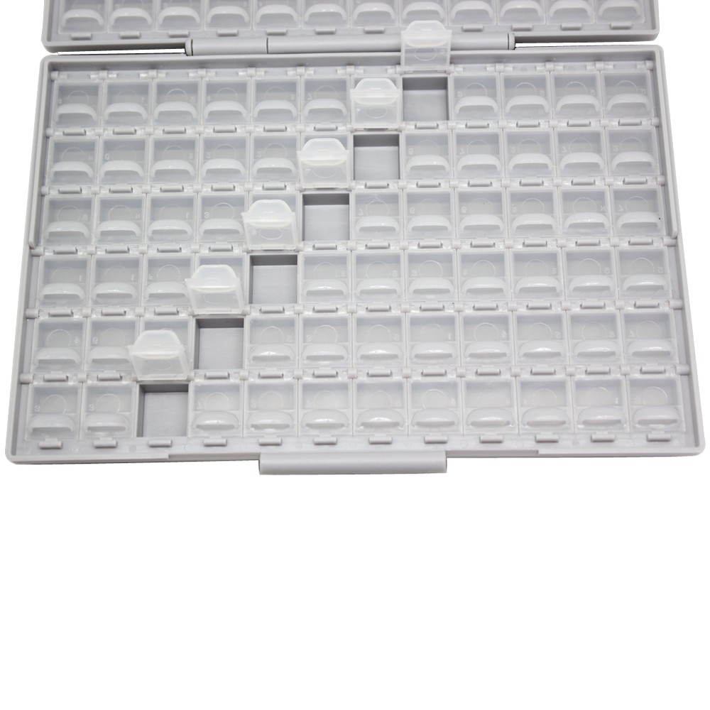 3 AideTek BOX-ALL-144 Enclosure box surface mount Components Organizer lid label