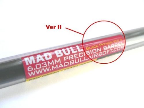 Madbull Airsoft Black Python Ver.2 6.03mm Tight Bore Barrel (590mm) for PSG1
