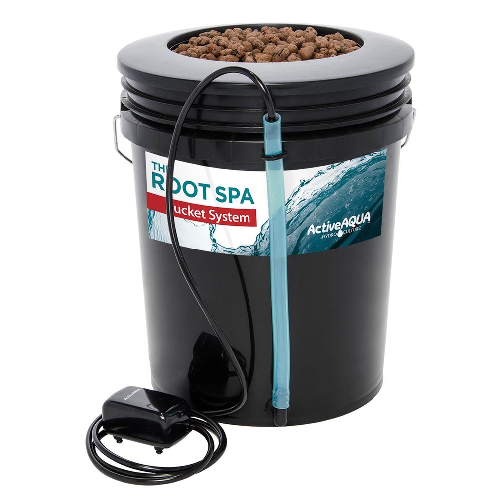 Active Aqua Root Spa 5 Gallon Hydroponic Bucket System Grow Kit  (Open Box)