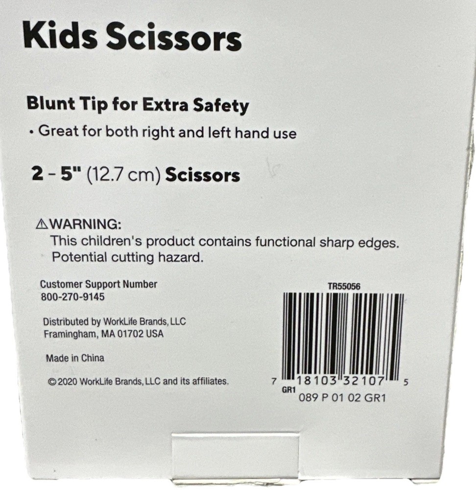 True Red Kids Scissors 5 Inch 2 Pcs