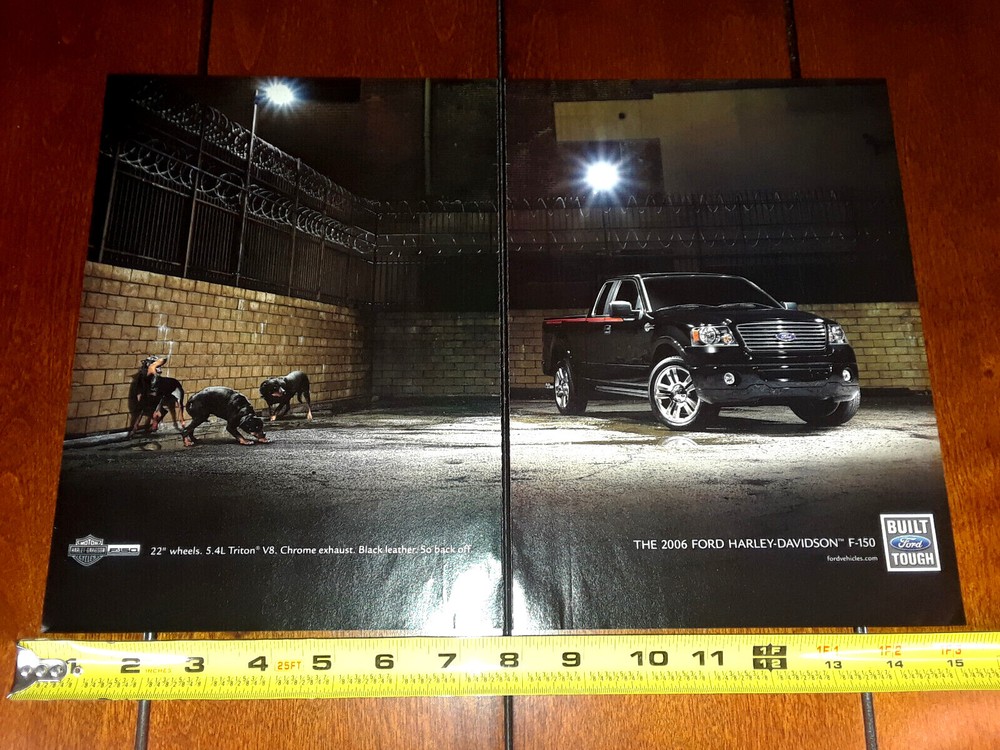 2006 FORD HARLEY DAVIDSON F-150 ORIGINAL AD