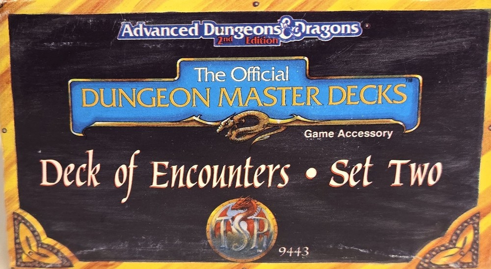 AD&D 2nd Ed Deck of Encounters - Set #2