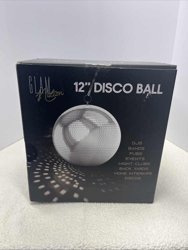 Glam nation12” Mirror disco Ball