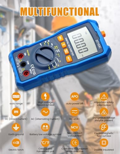 Digital Multimeter Tester Portable Multimeter with Upgraded Version - Model 2