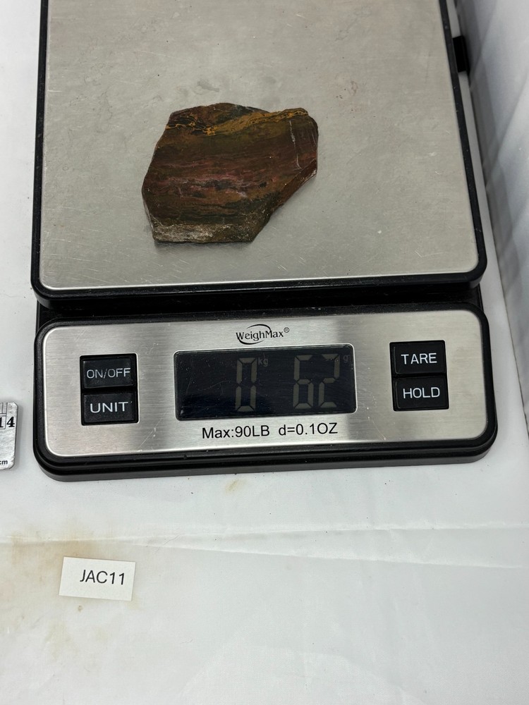 Cali Layered Jasp / Agate Slab Cabbing Lapidary Combo Ship Avail