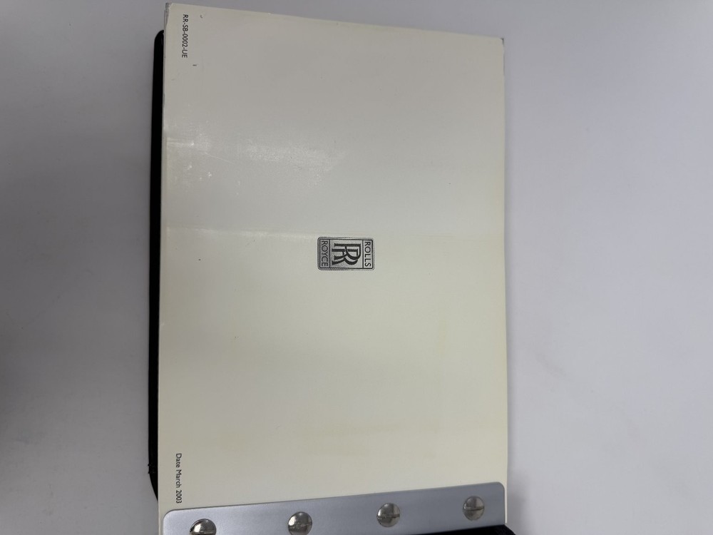 2003 Rolls-Royce Phantom Owner's Manual OEM