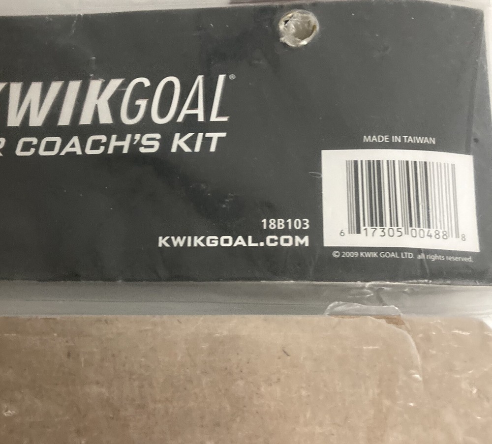 Kwik Goal Soccer Coach's Kit New