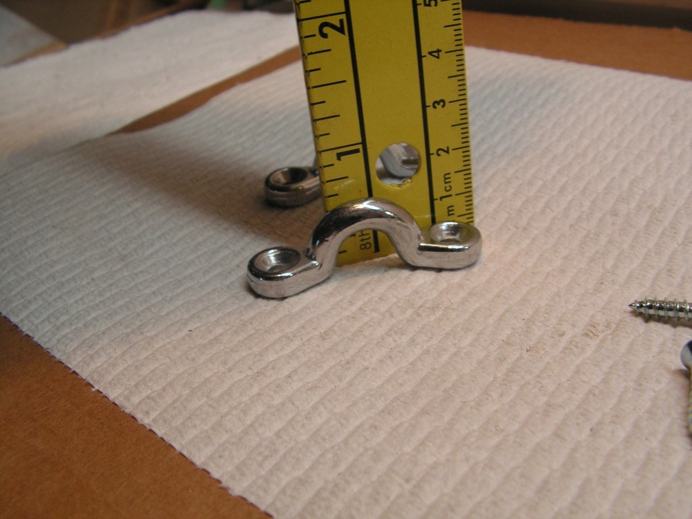 2 Vintage Die Cast Tie Loops Pull Stable Hanger Hook Storage Curtains Anchor+