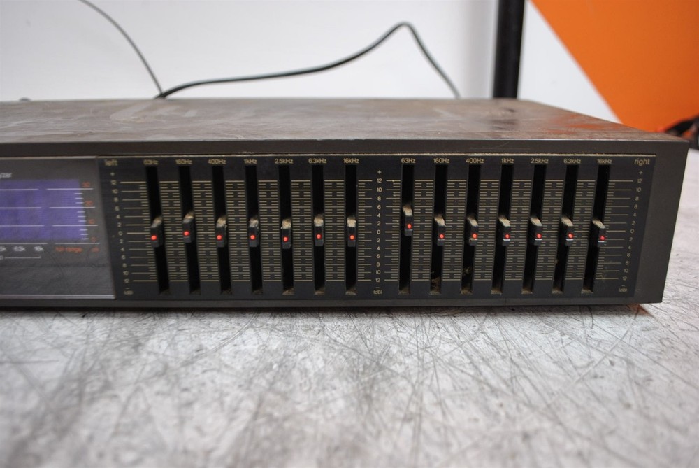 Power Tested Only Technics SH-8044 Stereo Graphic Equalizer AS-IS