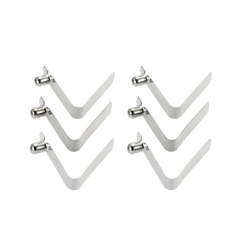 6pcs Kayak Paddle Spring Clips Tent Clips Push Button Spring Snap Clip K8P3