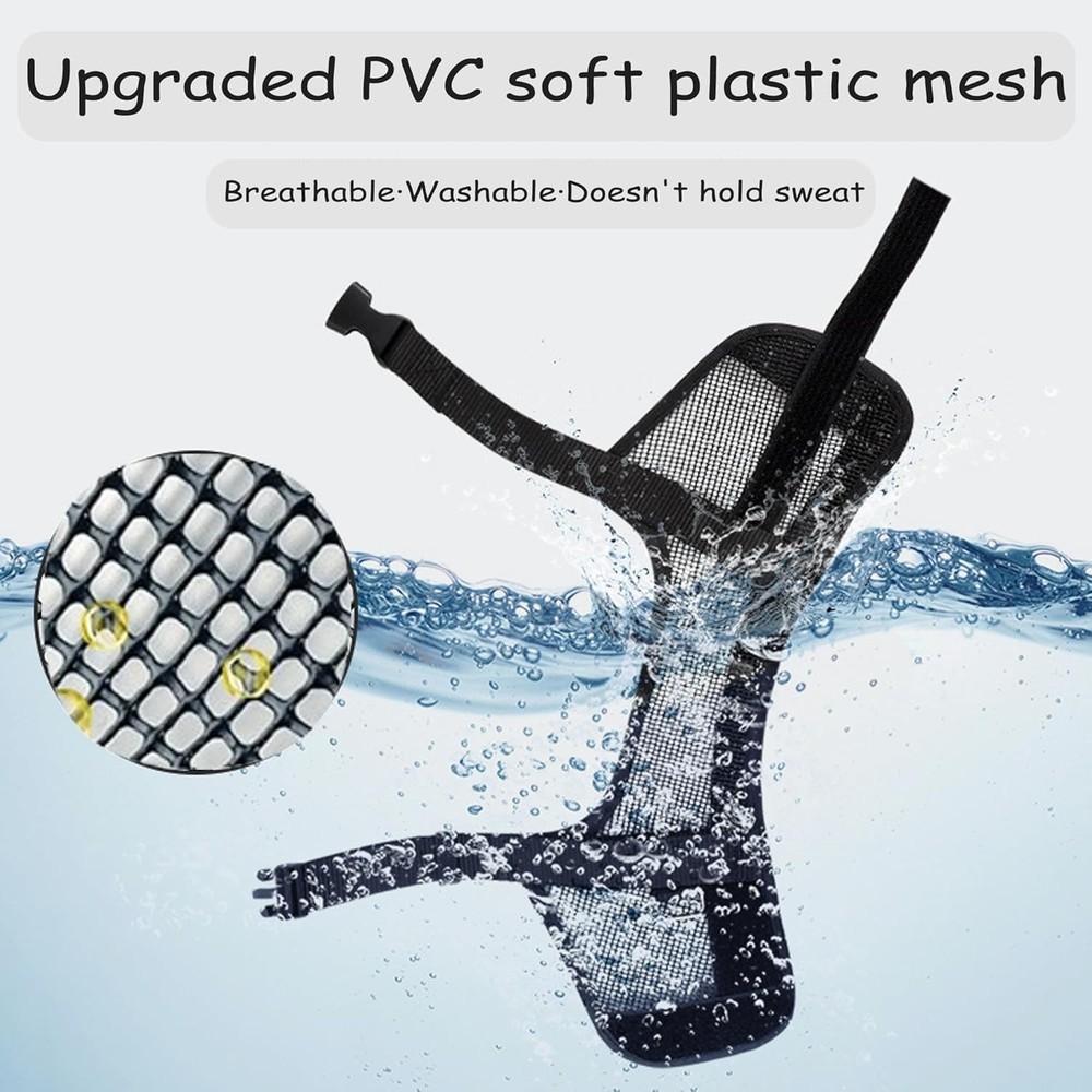 Dog Muzzle,Soft Air Mesh Muzzle Medium Large Dogs to Prevent Biting Barking