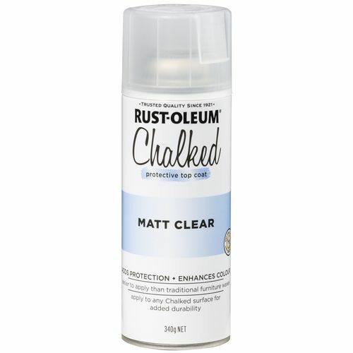 Rust-Oleum 340g Chalked Matt Clear Spray Paint