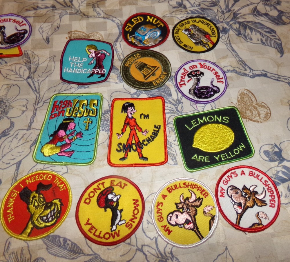 VINTAGE PATCHES EMBROIDERED