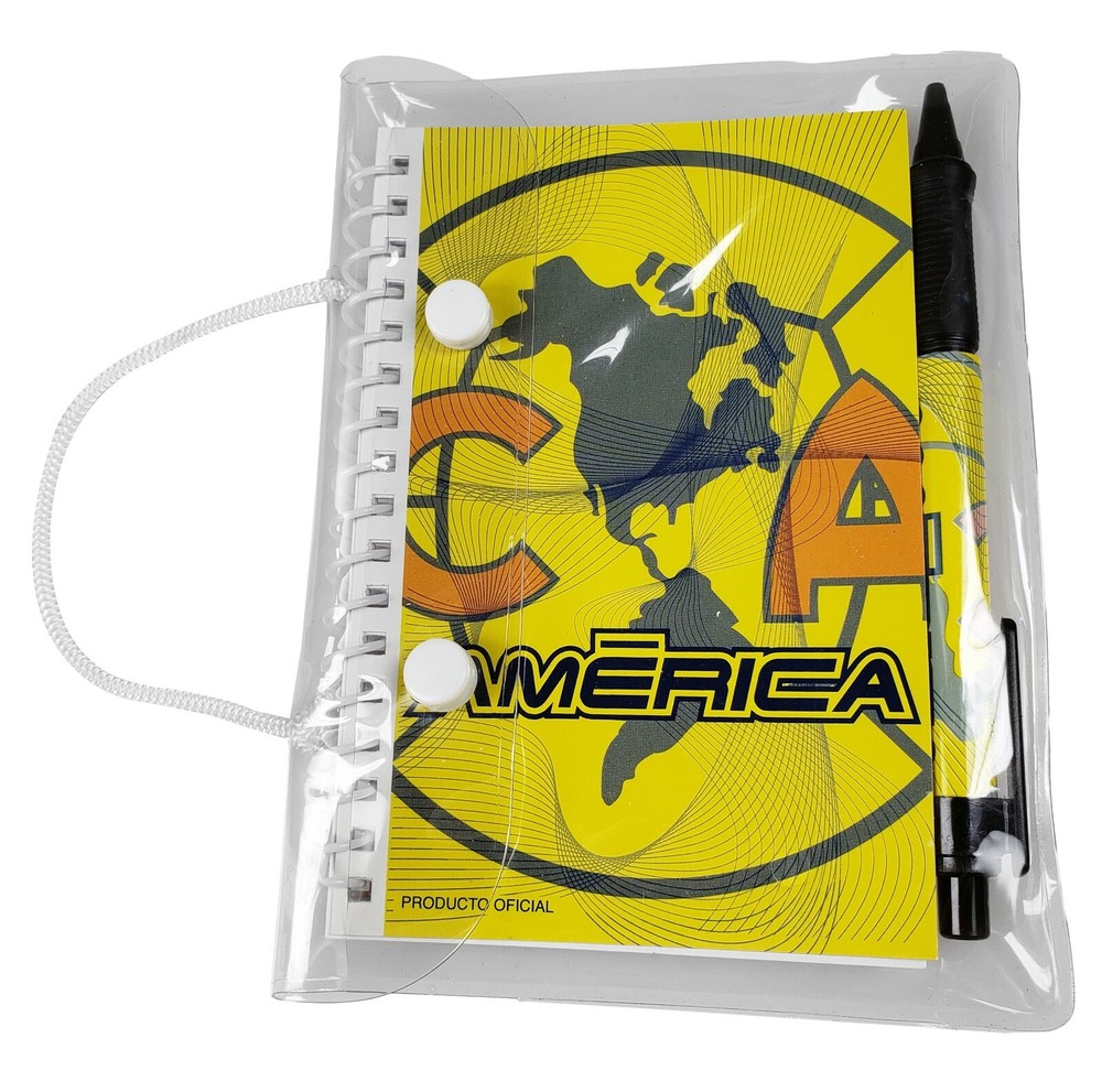 Club America Mini Notebook with Pen Official Licensed