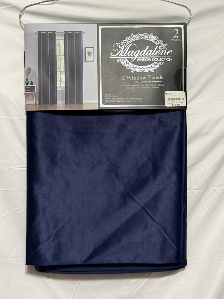 Magdalene Window Collection 2 Window Panels with Grommet