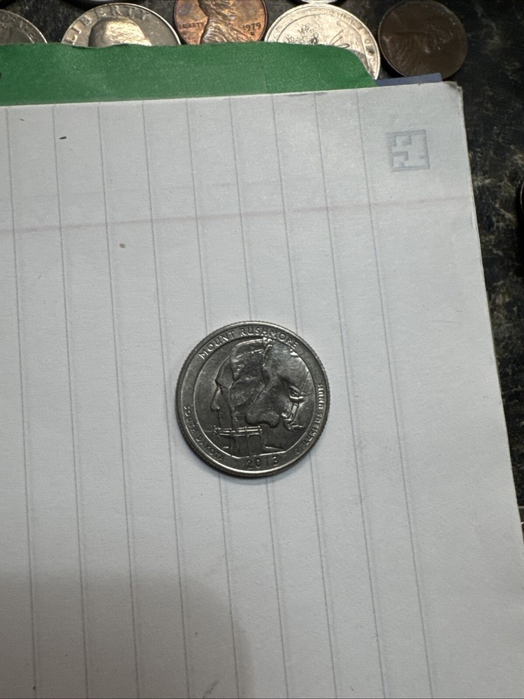 2013 P - Mount Rushmore - America The Beautiful Quarter