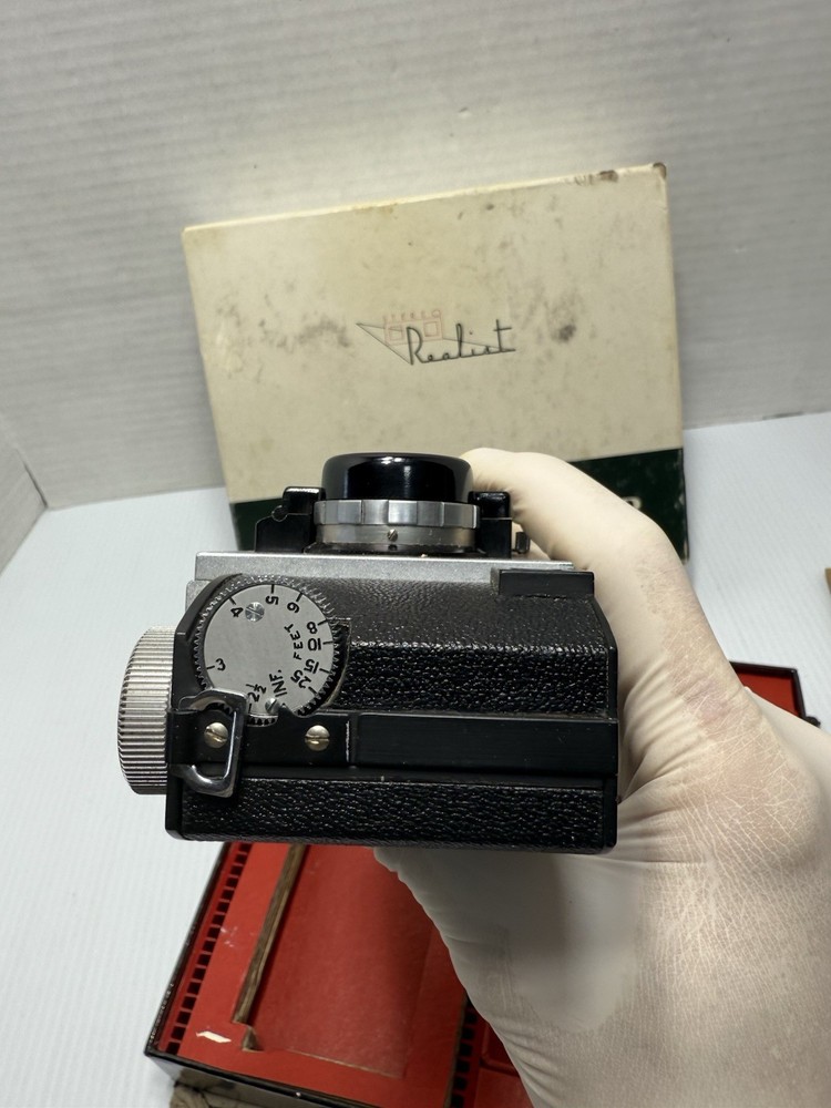 STEREO REALIST CAMERA & Viewers Stereoscopic Bundle With Original Box Strap
