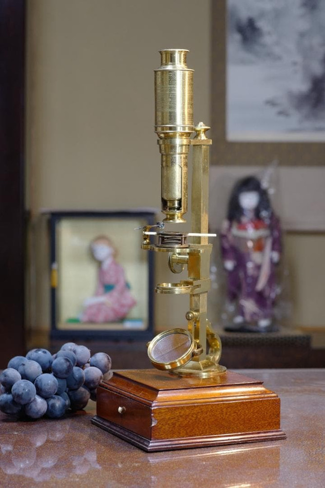 Antique Microscope No.32 John Richardson Cuff-Type Microscope c.1804–1809