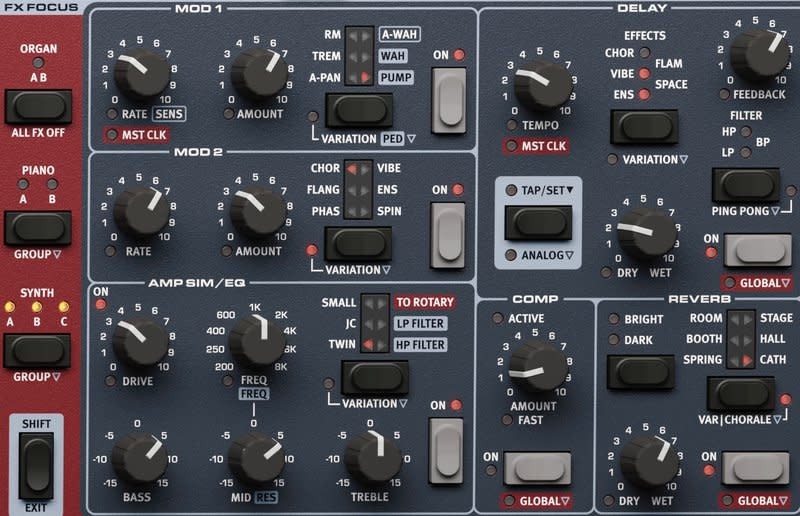 Nord Stage 4 73-Key Digital Piano, Red