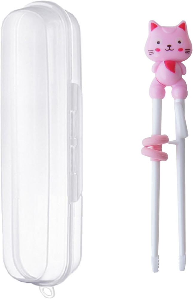 Kids Training Chopsticks - 1 Pair with Case for Learning and Practice - Beginner