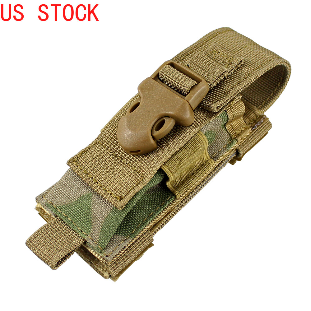 Molle Tactical Tools Pouch Holster Backpack Attchment Pouch for Knife Flashlight