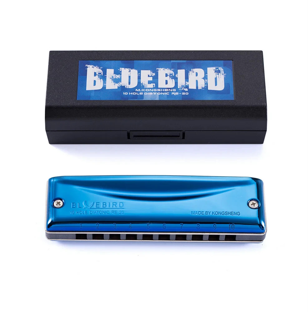 Kongsheng Bluebird High Quality 10 Hole Diatonic Harmonica ~Multiple Keys
