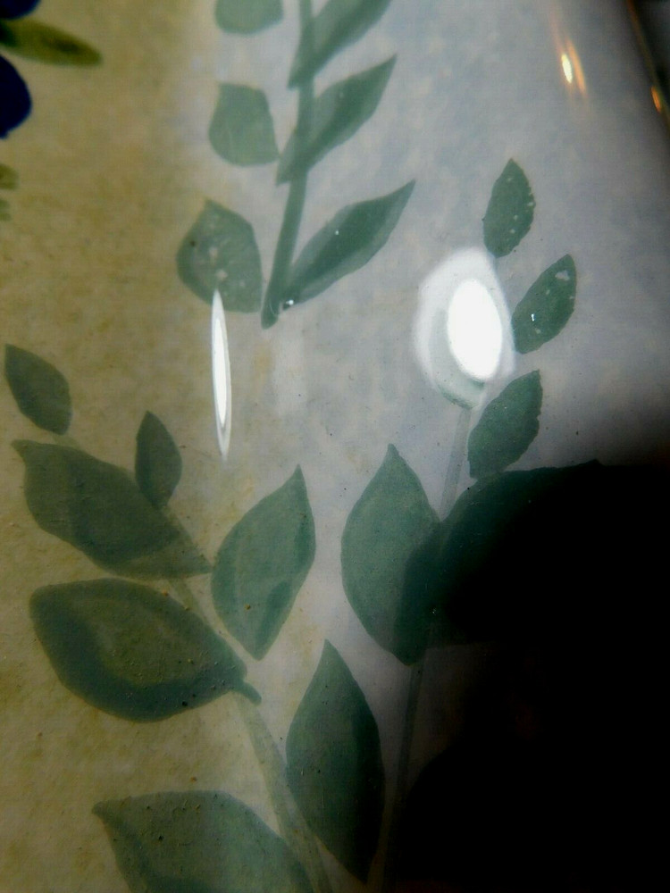 Sakura~Gracey Knight "Topiary" Oval Three Section Stoneware Platter